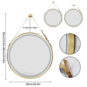 60cm led mirror with belt