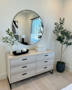 80cm round mirror