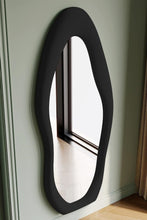 Load image into Gallery viewer, Asymmetrical mirror with velvet
