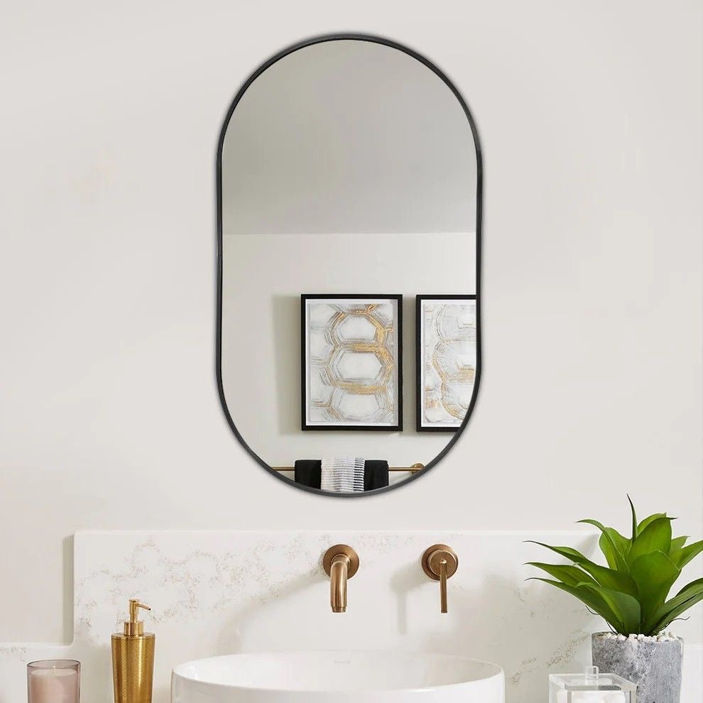 Oval mirror