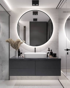 80cm round mirror