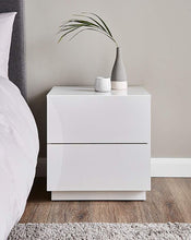 Load image into Gallery viewer, Elegant glossy nightstand
