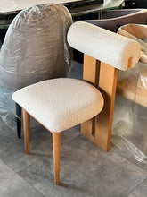 Load image into Gallery viewer, Dellar Boucle Upholstered Back Dining Chair
