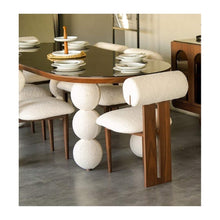 Load image into Gallery viewer, Dellar Boucle Upholstered Back Dining Chair
