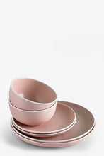 Load image into Gallery viewer, 16 pcs stoneware dinnerware
