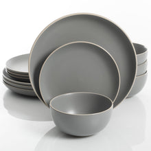 Load image into Gallery viewer, 16 pcs stoneware dinnerware
