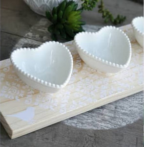 3 piece porcelain small dish