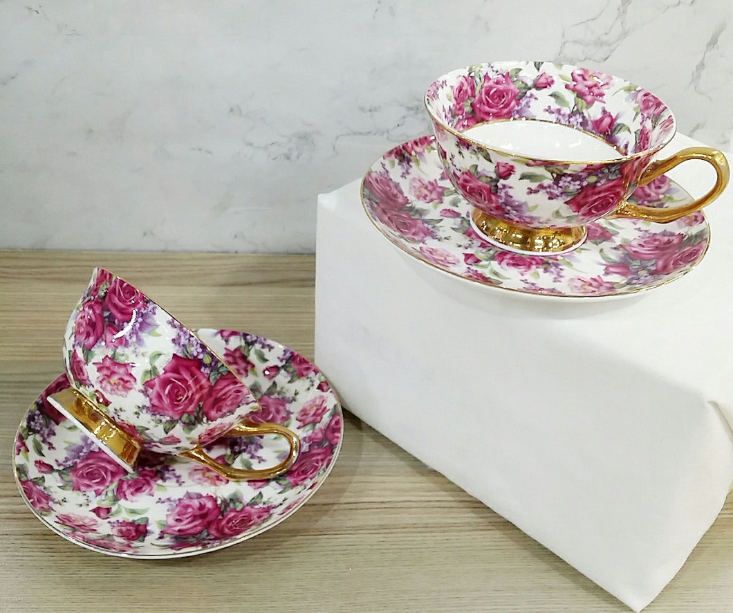 4 pcs golden vintage