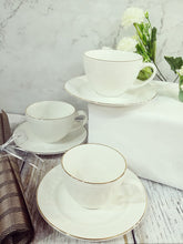 Load image into Gallery viewer, 12 piece gold line teaset
