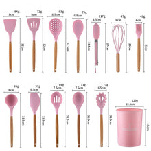 Load image into Gallery viewer, 12 pcs silicon kitchenware set

