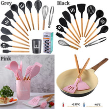 Load image into Gallery viewer, 12 pcs silicon kitchenware set
