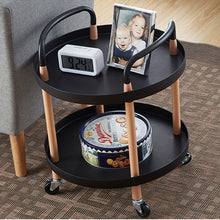 Load image into Gallery viewer, 2 layer tray wheel table
