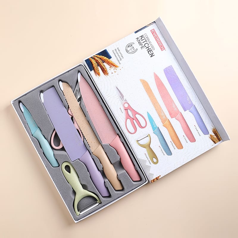 6pcs Macaroon knife set