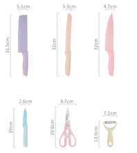 Load image into Gallery viewer, 6pcs Macaroon knife set
