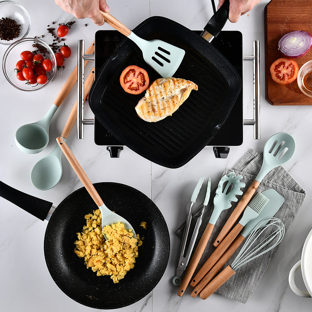 12 pcs silicon kitchenware set