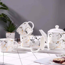 Load image into Gallery viewer, 6pcs Marble /Tea Set
