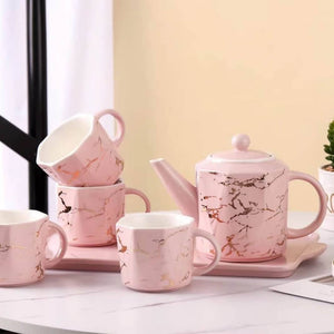 6pcs Marble /Tea Set