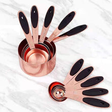Load image into Gallery viewer, 5pcs rose gold measuring spoon set
